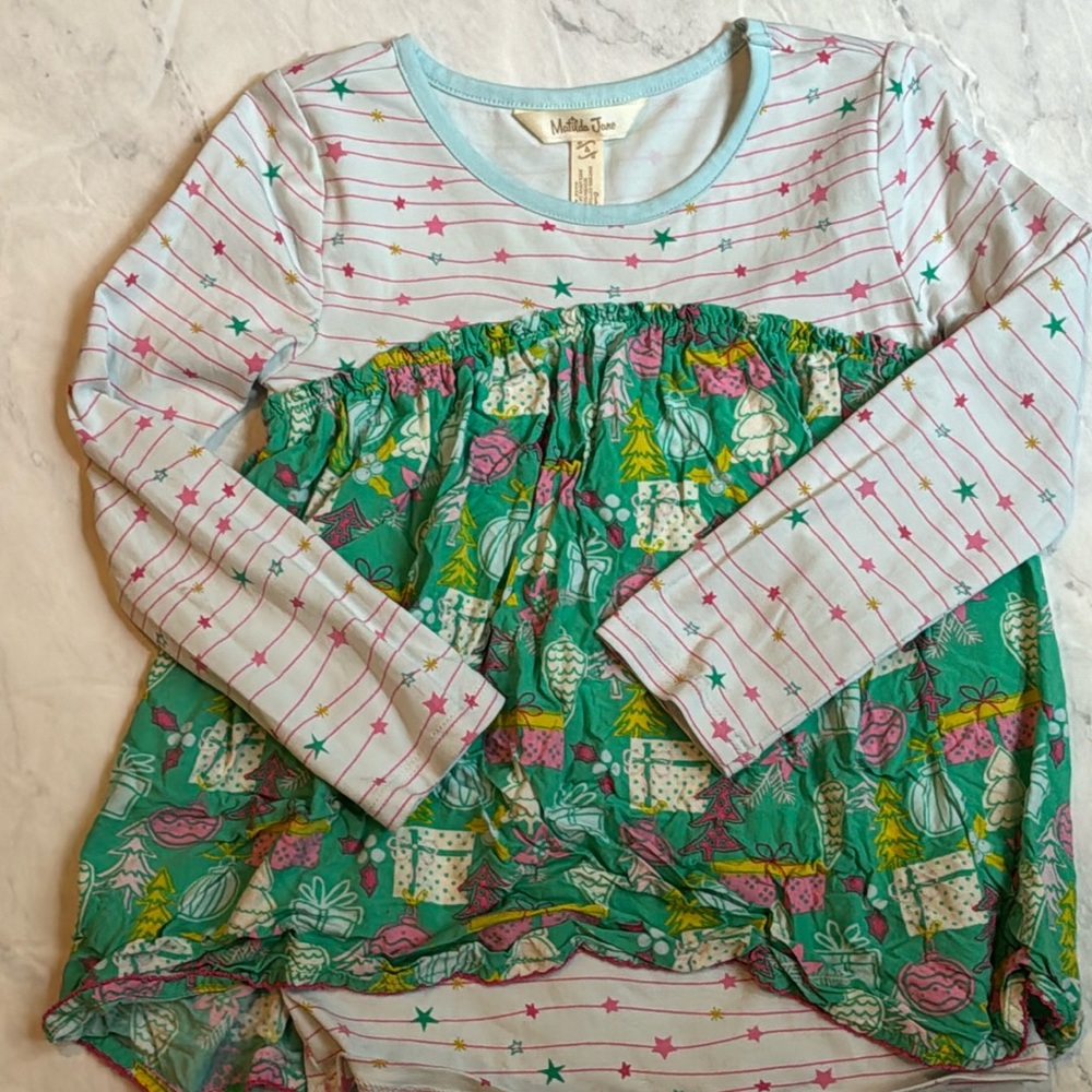 Subtle holiday tunic